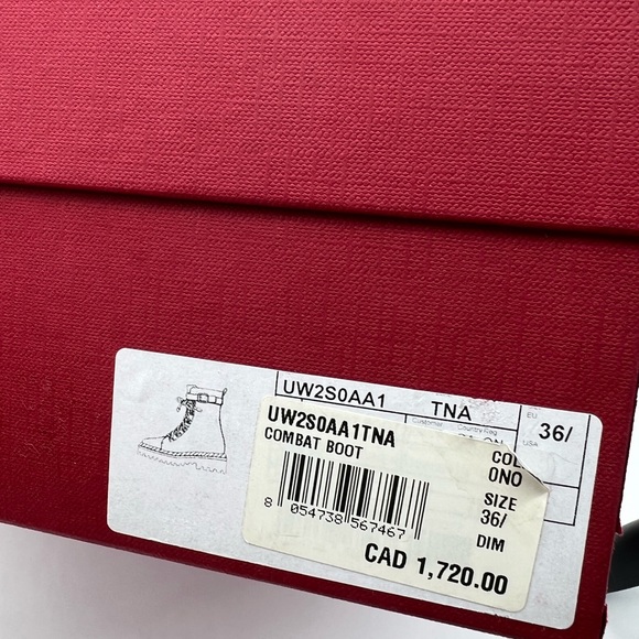 Authentic NEW Valentino Garavani Combat boots - Picture 14 of 15